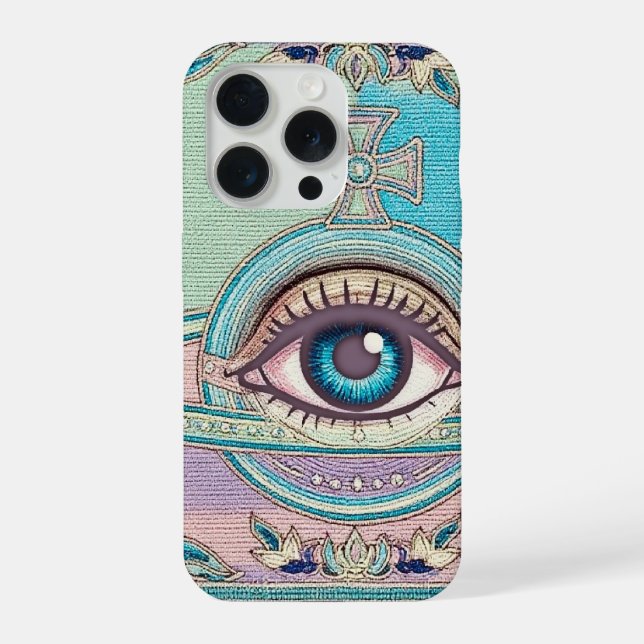 Eye-Planet-Paisley iPhone Case (Back)