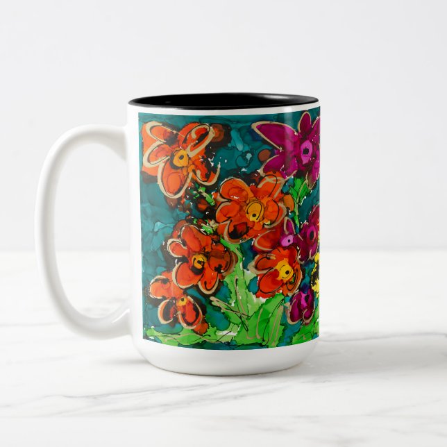 Eye Popping Lovitude Coaster Mug (Left)