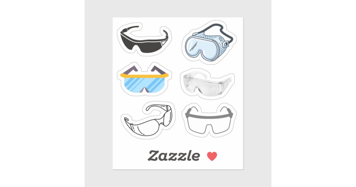 Eye Protection Stickers Zazzle