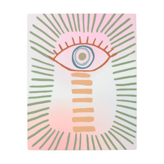 Eye Rising Metal Print