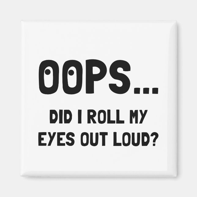 Eye Roll Magnet (Front)