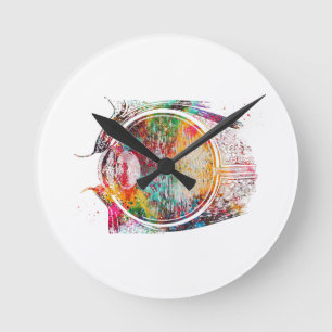 Eye Round Clock