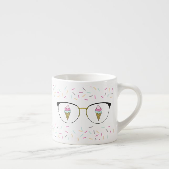 Eye Scream for Ice Cream Espresso Mug (Right)