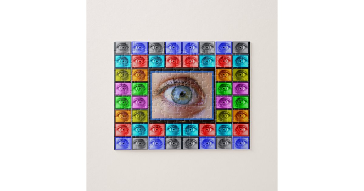 Eye see everything puzzle Zazzle