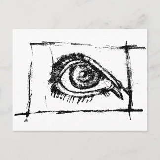 EYE SEE YOU, Fashion Image Postcard