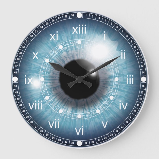 Eye See You Personalized Acrylic Wall Clock (Front)