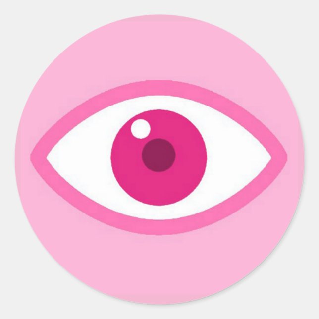 Eye See You Pink Sticker (Front)