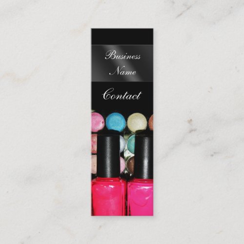 Eye Shadow Nail Polish Palete Make Up Artist Business Cards