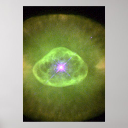Eye_Shaped Planetary Nebula NGC 6826 Poster
