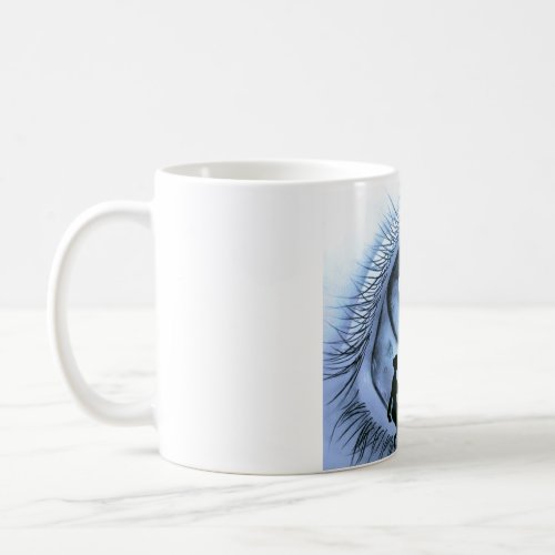 Eye sketch  coffee mug