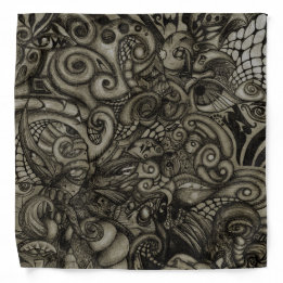 Eye-Spyder Demon Abstract Tribal ArtWork Bandana