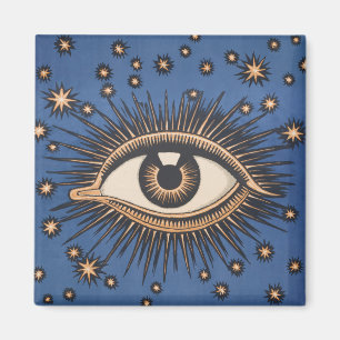 Eye Stars Moon Celestial Nouveau Magnet