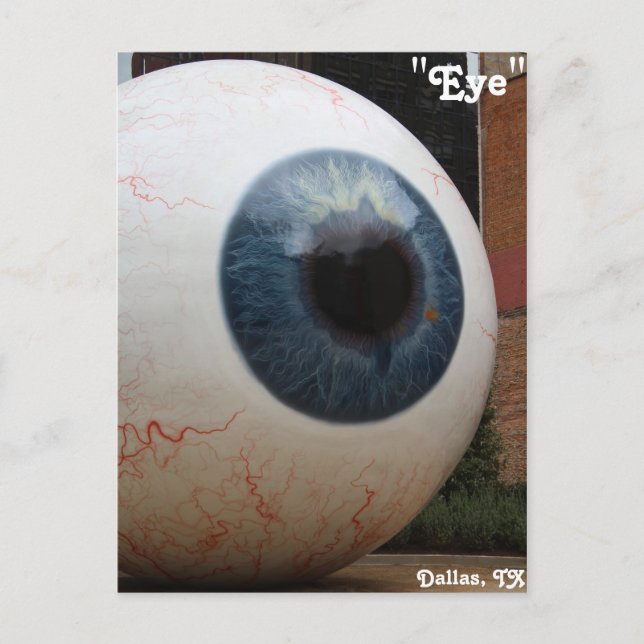Eye Statue # 2 Postcard (Front)