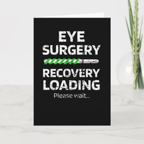 Eye Surgery Recovery Gifts Glaucoma Cataract LASIK Card
