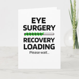 Eye Surgery Recovery Gifts Glaucoma Cataract LASIK Card