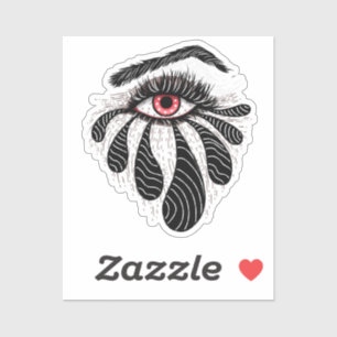Eye Tattoo Gothic Art Sticker