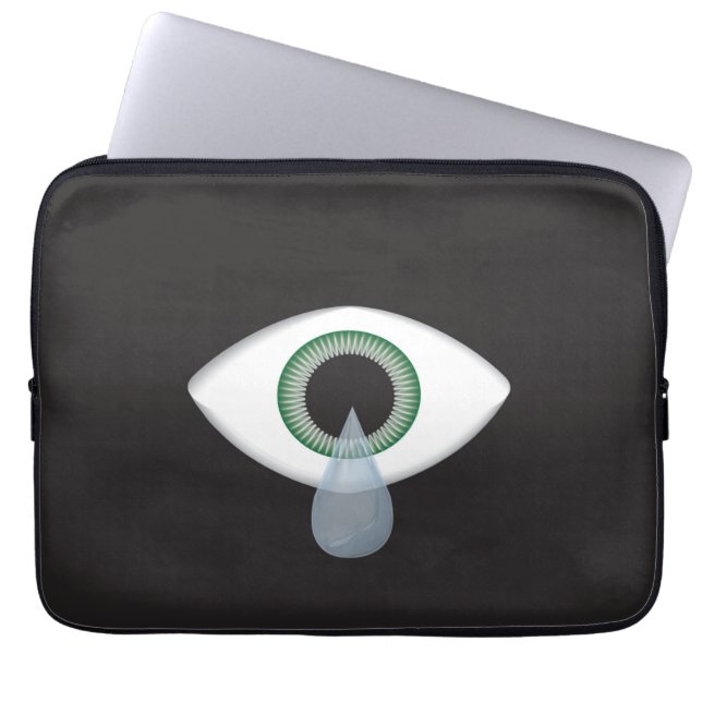 Eye Tear Laptop Sleeve (Front)