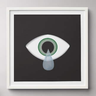 Eye Tear Peel And Stick Photo Tile