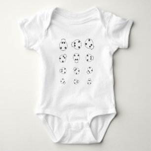 EYE TEST CHART BABY BODYSUIT
