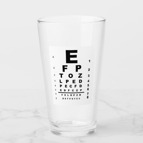 Eye Test Chart Exam Glass