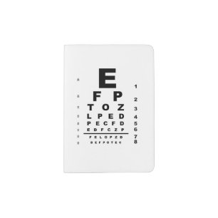 Eye Test Chart Passport Holder