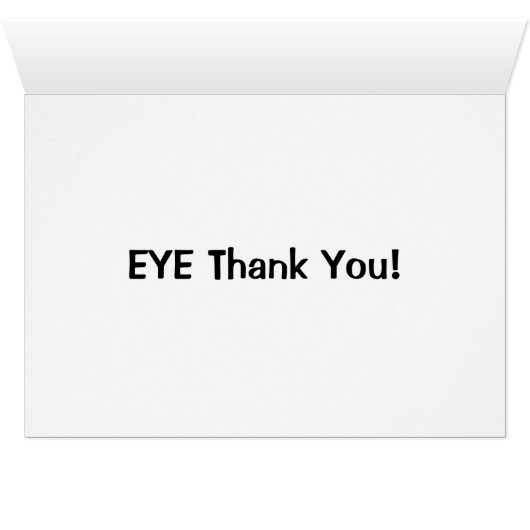 EYE Thank You! (Inside Horizontal (Bottom))