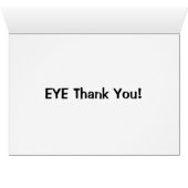 EYE Thank You! Cards (Inside Horizontal (Bottom))