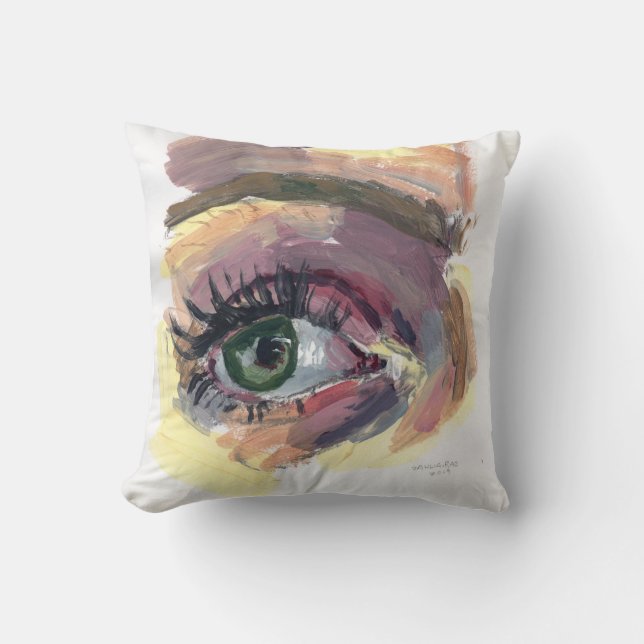 eye throw pillow (Front)