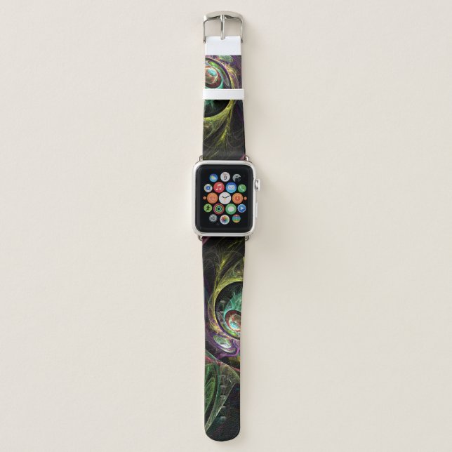 Eye to Eye Abstract Art Apple Watch Band (Front)