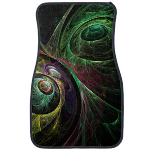 Eye to Eye Abstract Art Car Floor Mat
