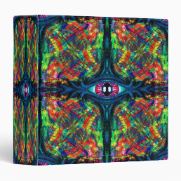 Eye Twisted and Trippy Painting 3 Ring Binder