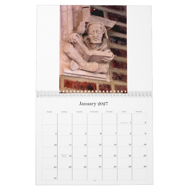 Eye View V New York City Calendar (Jan 2027)
