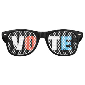 EYE Vote Retro Black Party Glasses