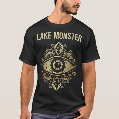 Eye Watching Lake monster T_Shirt