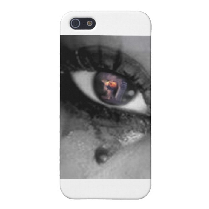 eye with 911 explosion in it iPhone 5 cover