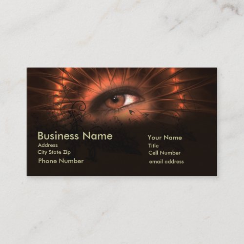 Eye Witness Business Card Template