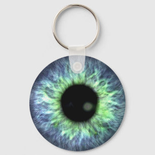 Eyeball Blue Green Gift Pretty Keychain