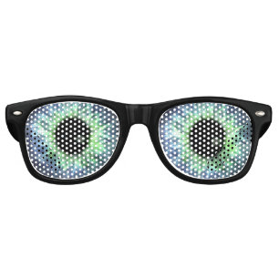 Eyeball Blue Green Gift Pretty Retro Sunglasses