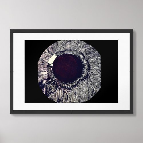 Eyeball Framed Art