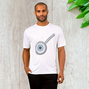 Eyeball Magnifying Glass Fun Eye Inspection  T-Shirt