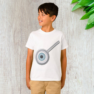 Eyeball Magnifying Glass Fun Eye Inspection T-Shirt