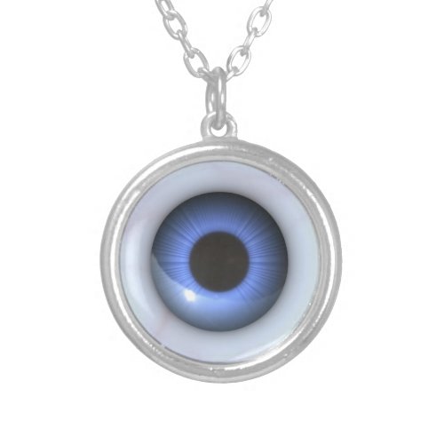 Eyeball  Necklace  Blue