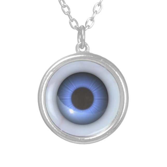 Eyeball | Necklace | Blue (Front)