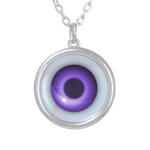 Eyeball  Necklace  Violet