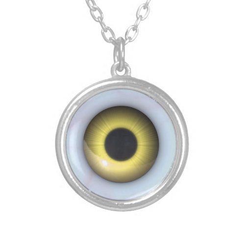 Eyeball  Necklace  Yellow