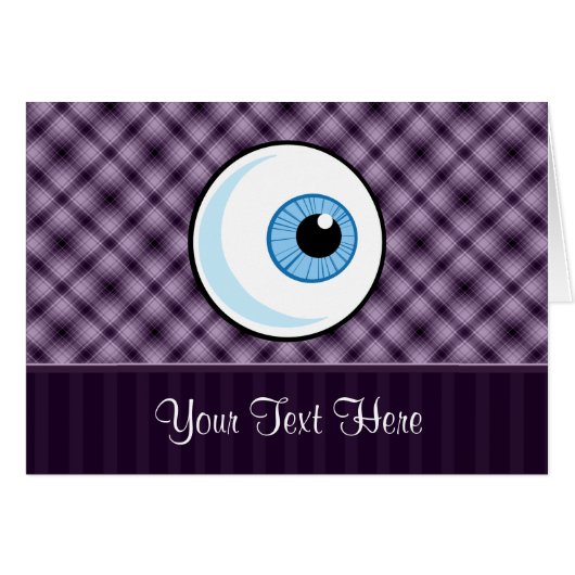 Eyeball; Purple (Front Horizontal)