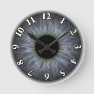 Eyeball Round Clock