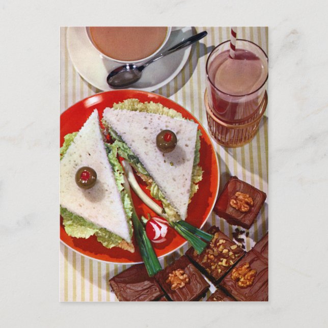 eyeball sandwich sharp postcard (Front)