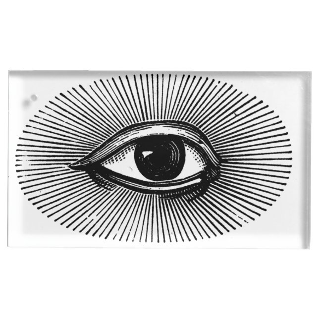 Eyeball | Table Card Holder | Clear (Front)