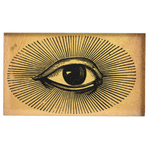 Eyeball   Table Card Holder   Gold